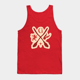 red lion house wizarding school logo Tank Top